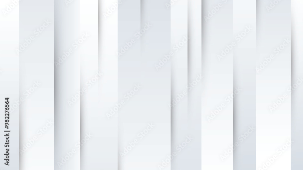 Obraz premium Vertical layered white stripes background