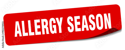 ALLERGY SEASON STICKER