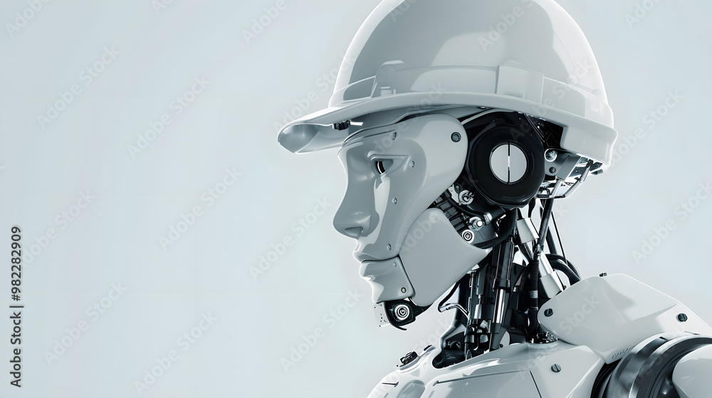 The robot, the android, is ready to perform work functions. AI Generated The robot, the android, is ready to perform work functions. AI Generated