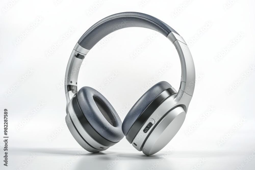 Modern Wireless Headphone Mockup Isolated created with Generative AI Modern Wireless Headphone Mockup Isolated created with Generative AI