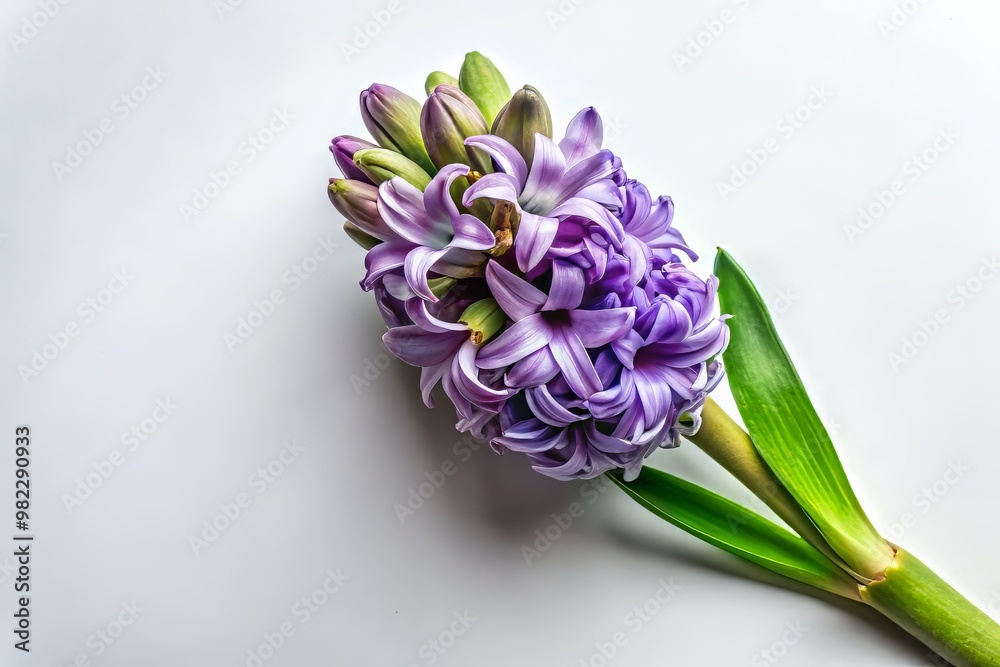 Φωτογραφία Whispers of blue and yellow echoes from a forgotten field of Hyacinthus, on a wo