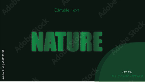 flatten printable and editable text effect on background.
