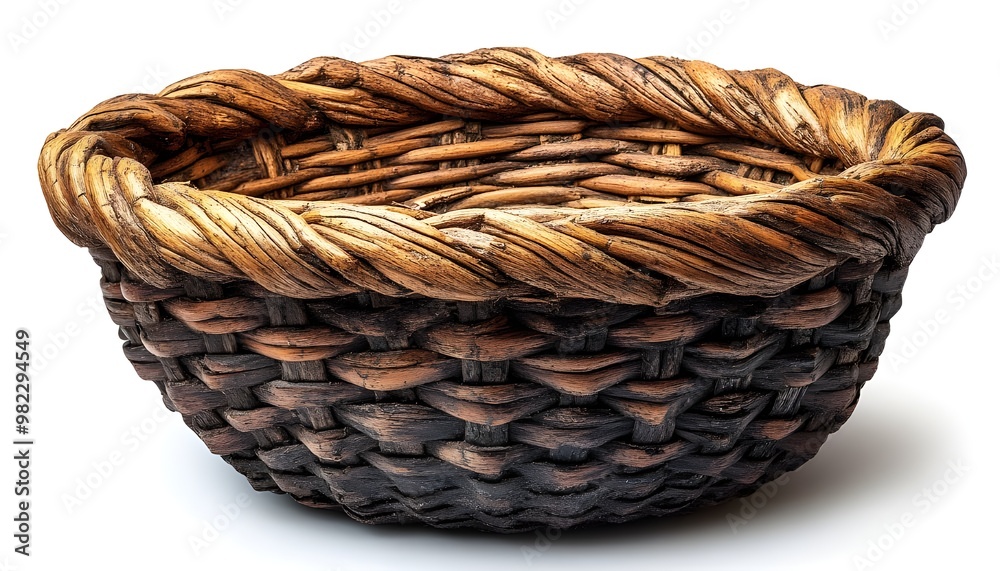 Fototapeta premium a basket on a white background