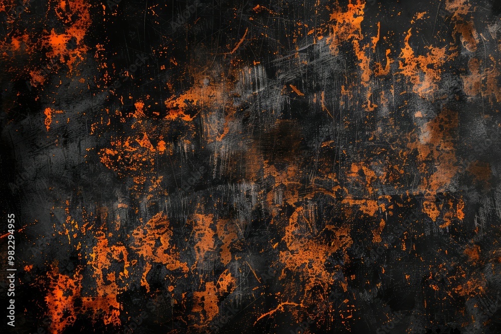 Photo of Black and orange rust metal surface. Background texture for backdrops or mapping Photo of Black and orange rust metal surface. Background texture for backdrops or mapping