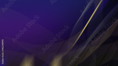 Abstract image features a vibrant yellow and purple gradient, with the yellow color forming a curved, luminous shape against the darker purple background. The edges of the shape are blurred and soft.