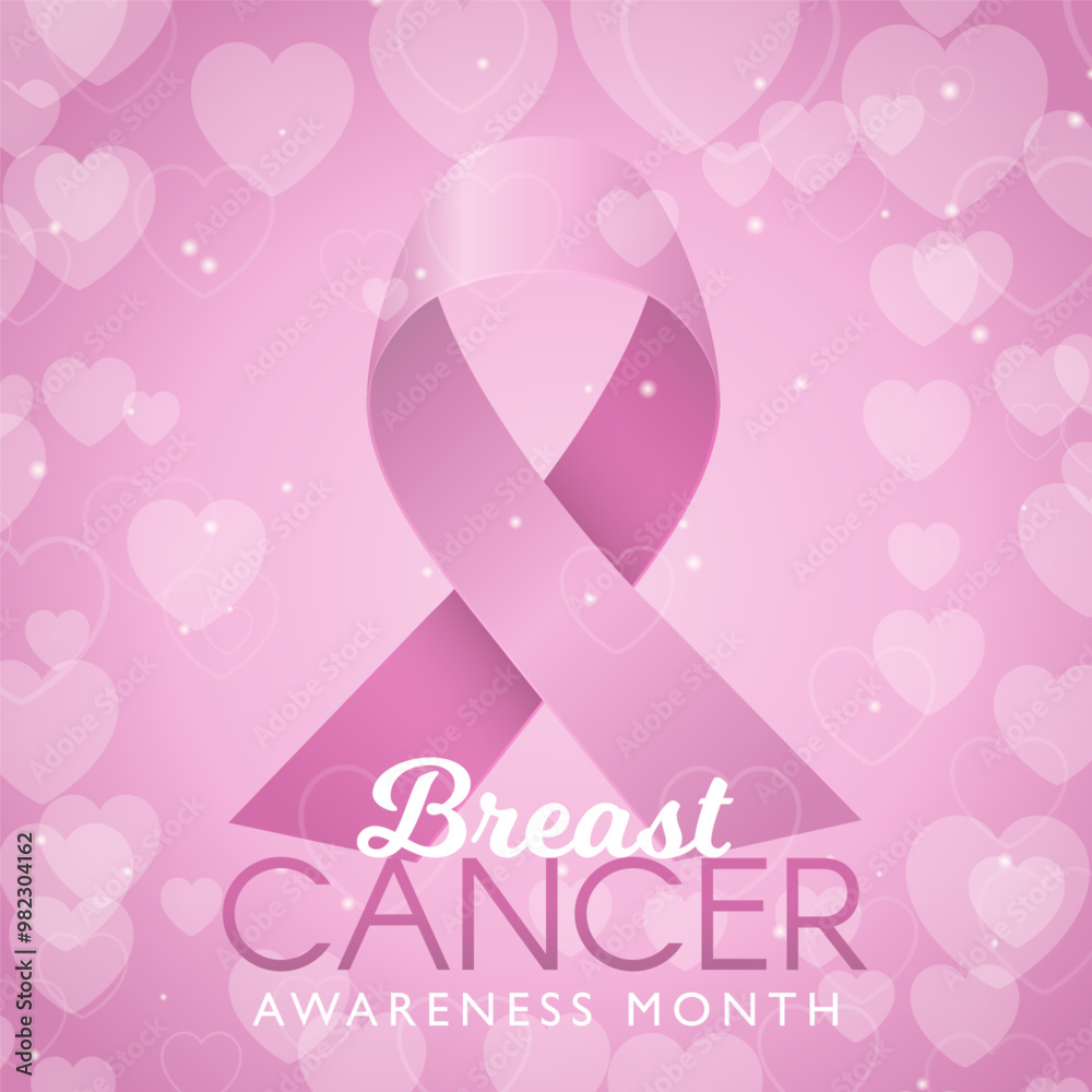 Pink background for Breast Cancer awareness month Pink background for Breast Cancer awareness month