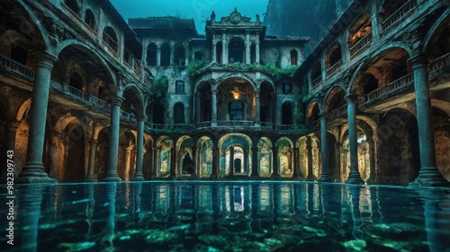 The underwater city of Atlantis holds clues to its legendary past preserved beneath the sea