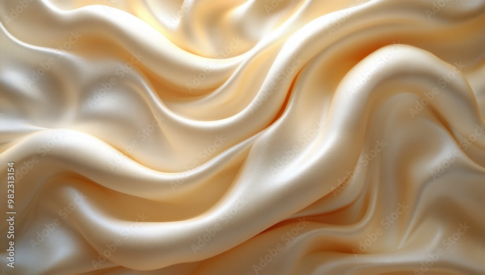 Closeup of white satin fabric texture background. Whole background. Closeup of white satin fabric texture background. Whole background.