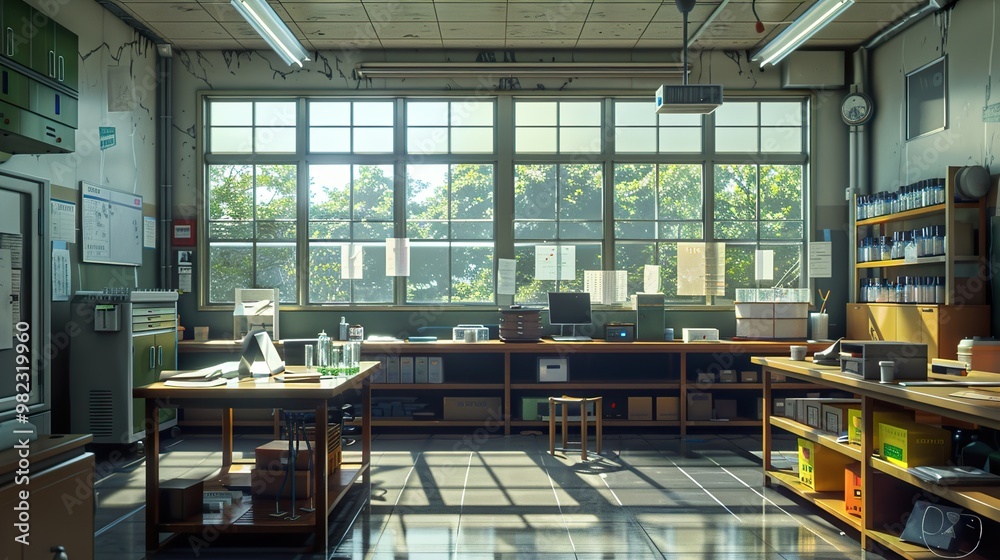 A Sunlit Laboratory: A Study in Light and Form A Sunlit Laboratory: A Study in Light and Form