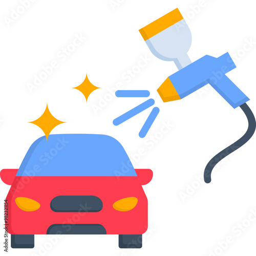 Car Painting Icon