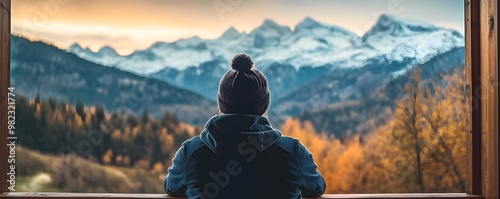 Gazing at a Majestic Mounta...