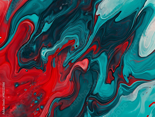 A high quality background showcasing flowing ink techniques