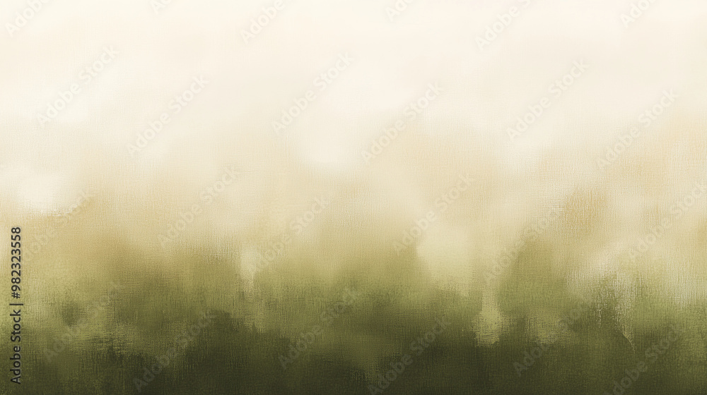 Fototapeta premium Soft Beige and Green Abstract Gradient Art
