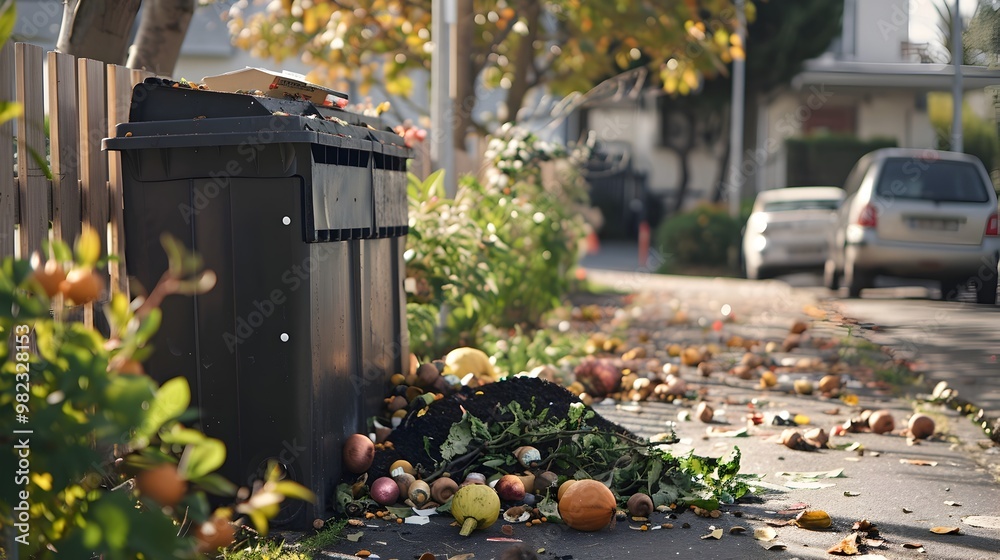 Community Composting Station Where Residents Drop Off Organic Waste and Learn About Sustainable Composting Practices Community Composting Station Where Residents Drop Off Organic Waste and Learn About Sustainable Composting Practices