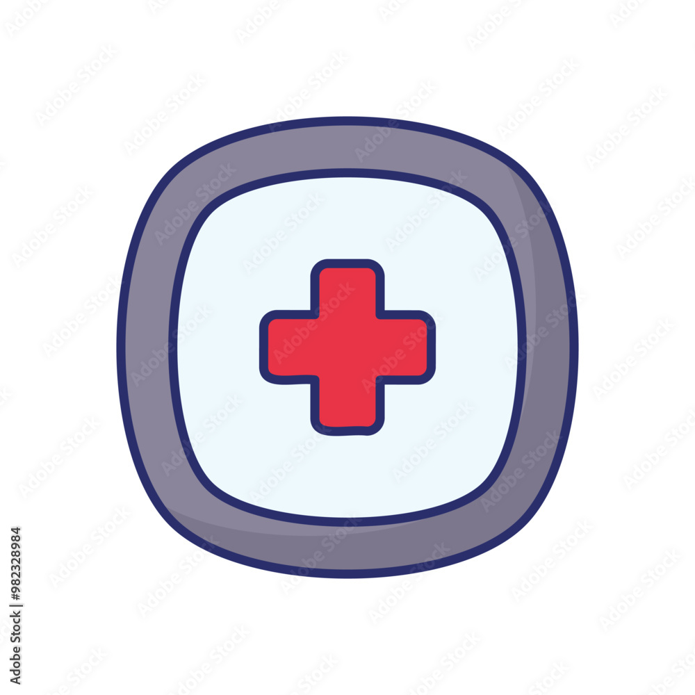 Medical Sign vector icon stock illustration