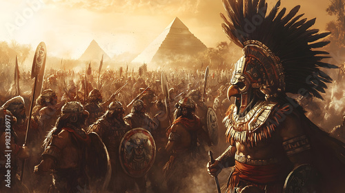 Aztec Army of Huitzilopochtli photo