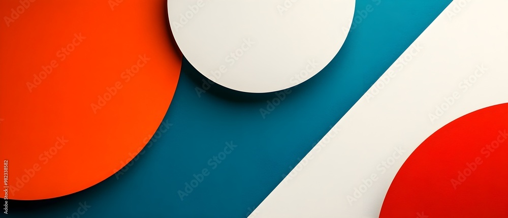 A vibrant abstract composition featuring colorful circles on a teal background, blending modern design with playful geometric shapes. A vibrant abstract composition featuring colorful circles on a teal background, blending modern design with playful geometric shapes.