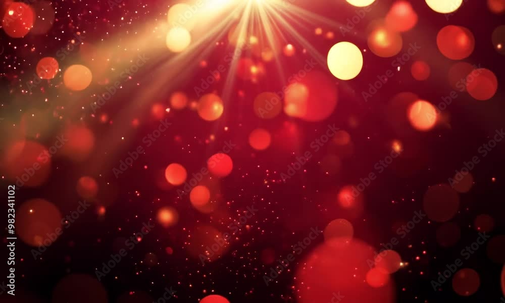 Red light particle background, Christmas, valentine Red light particle background, Christmas, valentine