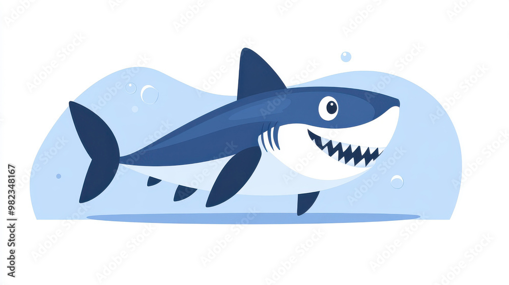 Bold vector shark illustration, featuring sharp teeth and a minimalist design with clean lines for a modern vibe. Bold vector shark illustration, featuring sharp teeth and a minimalist design with clean lines for a modern vibe.
