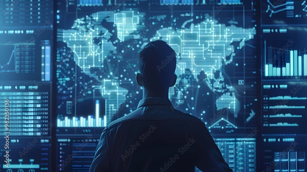 AI Powered Financial Crime Prevention and Monitoring Concept with Global Transaction Analytics AI Powered Financial Crime Prevention and Monitoring Concept with Global Transaction Analytics