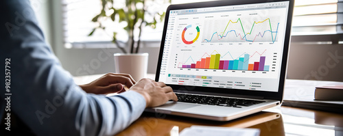 professional working on laptop