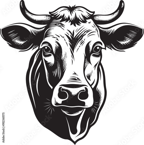 Funny Cow with Sunglasses