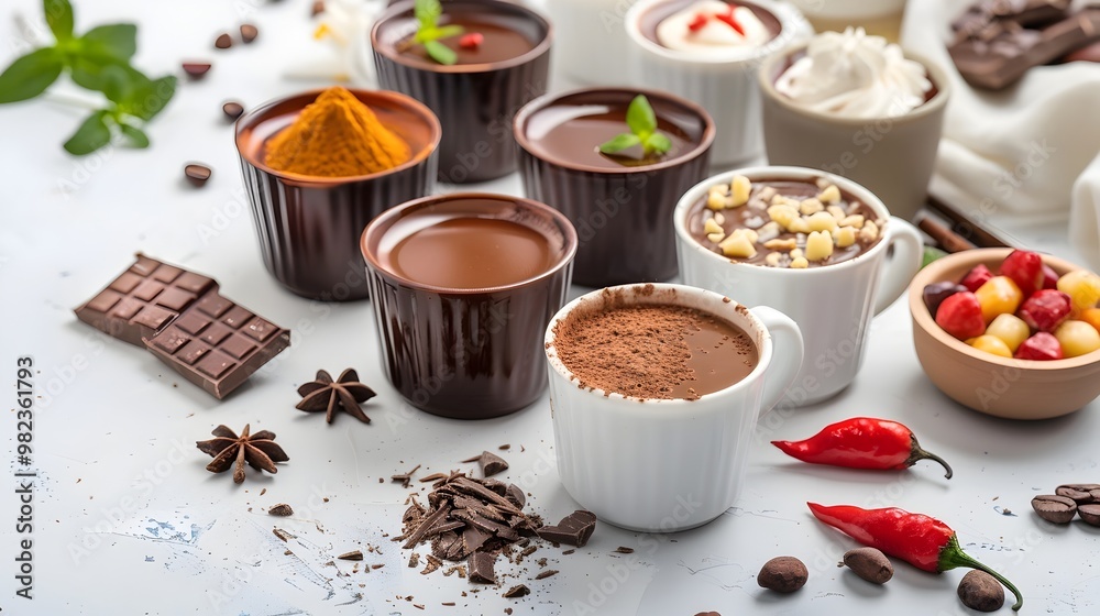 Gourmet Hot Chocolates with Unique Flavor Combinations for Decadent Indulgence Gourmet Hot Chocolates with Unique Flavor Combinations for Decadent Indulgence