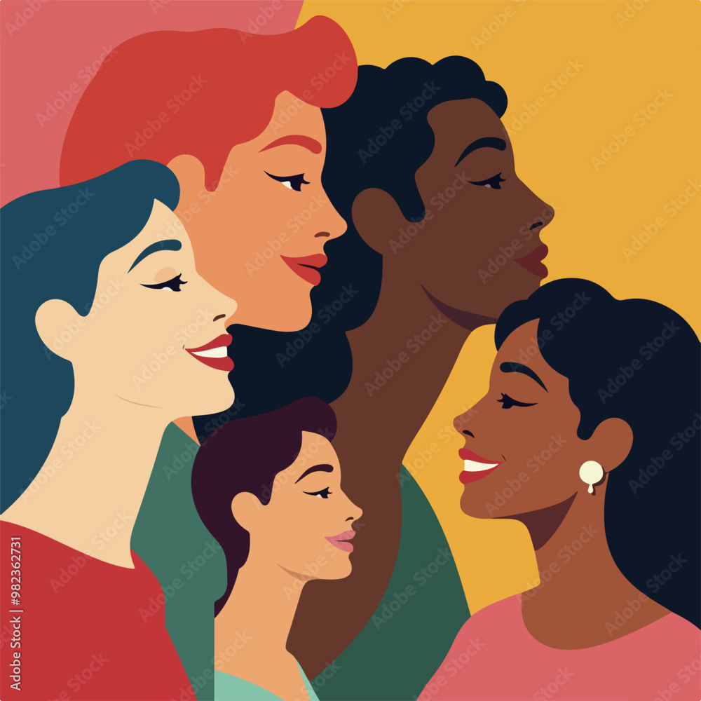 Group of diverse smiling individuals Group of diverse smiling individuals