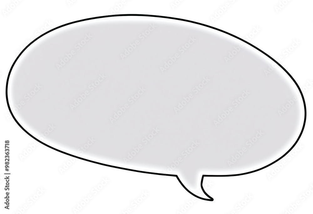 White Speech Bubble on a transparent background White Speech Bubble on a transparent background