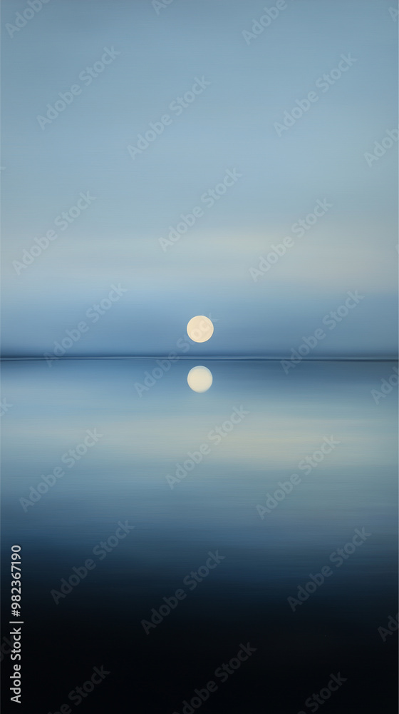 Reflection of full moon on water hd phone wallpaper Reflection of full moon on water hd phone wallpaper