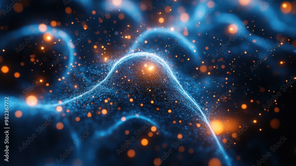 Illustration of AI brain connected to real-time stock market data, reflecting modern technology that will help people work today as if there is another person helping to think. Illustration of AI brain connected to real-time stock market data, reflecting modern technology that will help people work today as if there is another person helping to think.