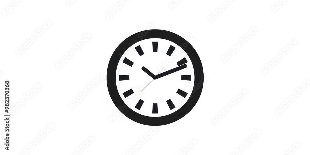 A clock with the hands at the numbers 3 and 9 A clock with the hands at the numbers 3 and 9
