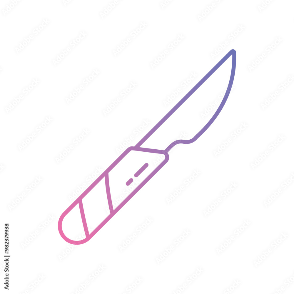 Scalpel vector icon stock illustration Scalpel vector icon stock illustration