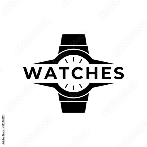 Simple watches logo design
