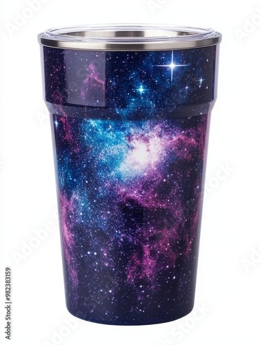 Wallpaper Mural Cosmic Galaxy Print Travel Mug with Insulated Design Torontodigital.ca