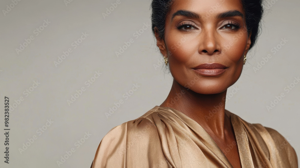 Elegant Mature Woman with Designer Handbag in Luxurious Attire Elegant Mature Woman with Designer Handbag in Luxurious Attire