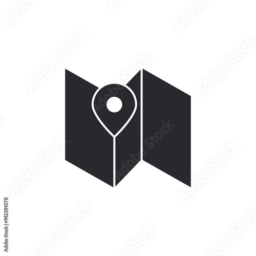 Free Download Map icon. map markers. Paper Map symbol template for graphic and web design collection logo vector illustration - GFXLoad