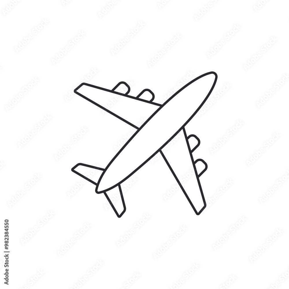 Airplane icon. Plane symbol template for graphic and web design collection logo vector illustration Airplane icon. Plane symbol template for graphic and web design collection logo vector illustration