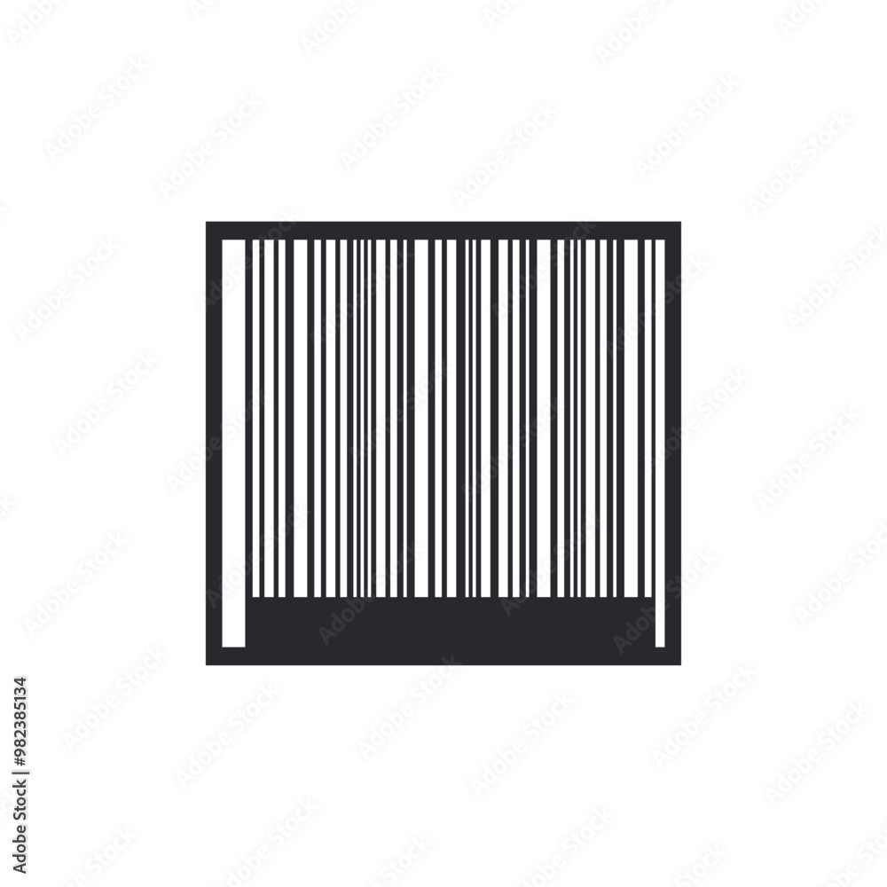 Barcode icon. Barcode symbol template for graphic and web design collection logo vector illustration Barcode icon. Barcode symbol template for graphic and web design collection logo vector illustration