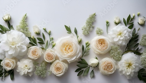 flower wending white backgraund