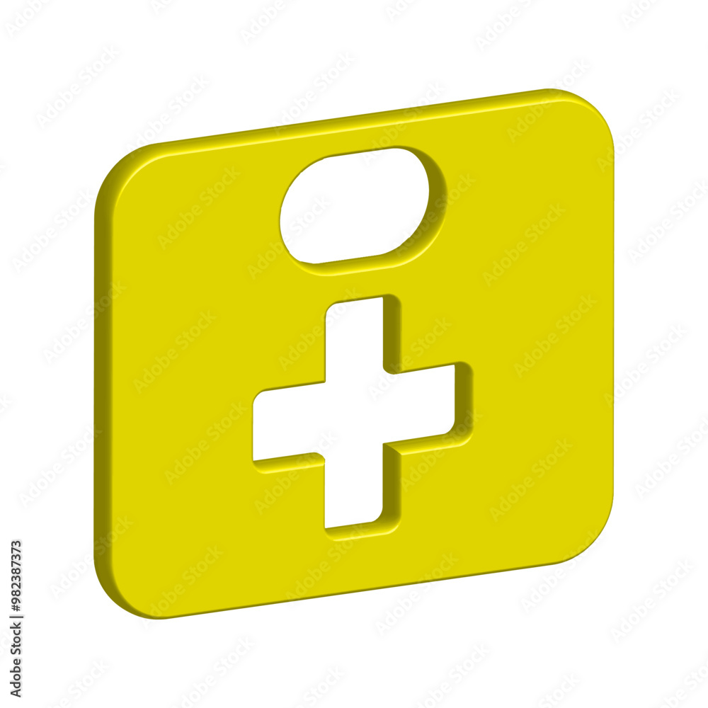 Obraz premium First aid kit icon template