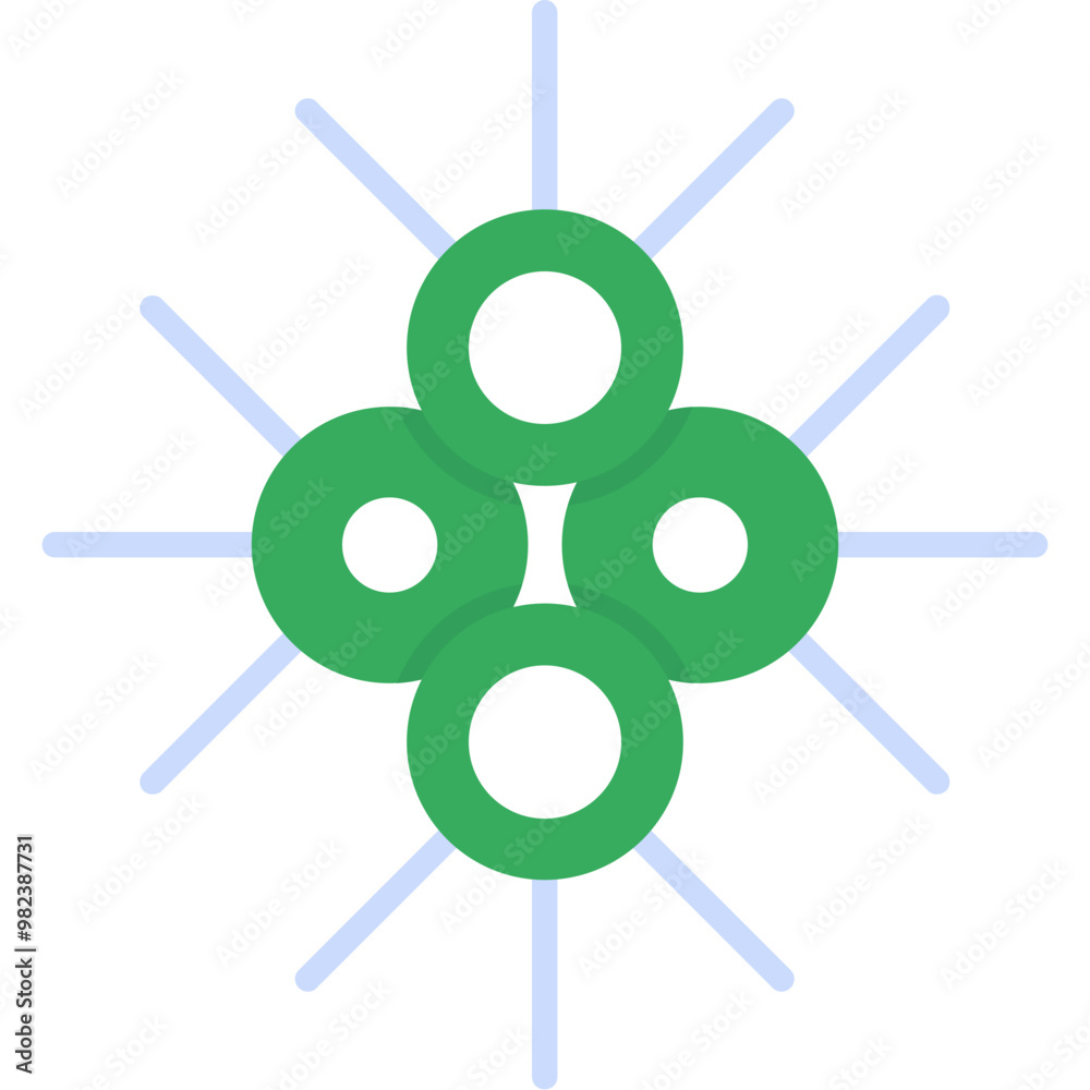 Obraz premium Micractinium Icon