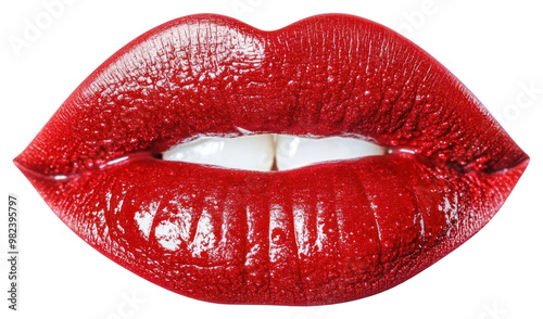 PNG Red Lipstick kiss with lips print lipstick cosmetics red lipstick.