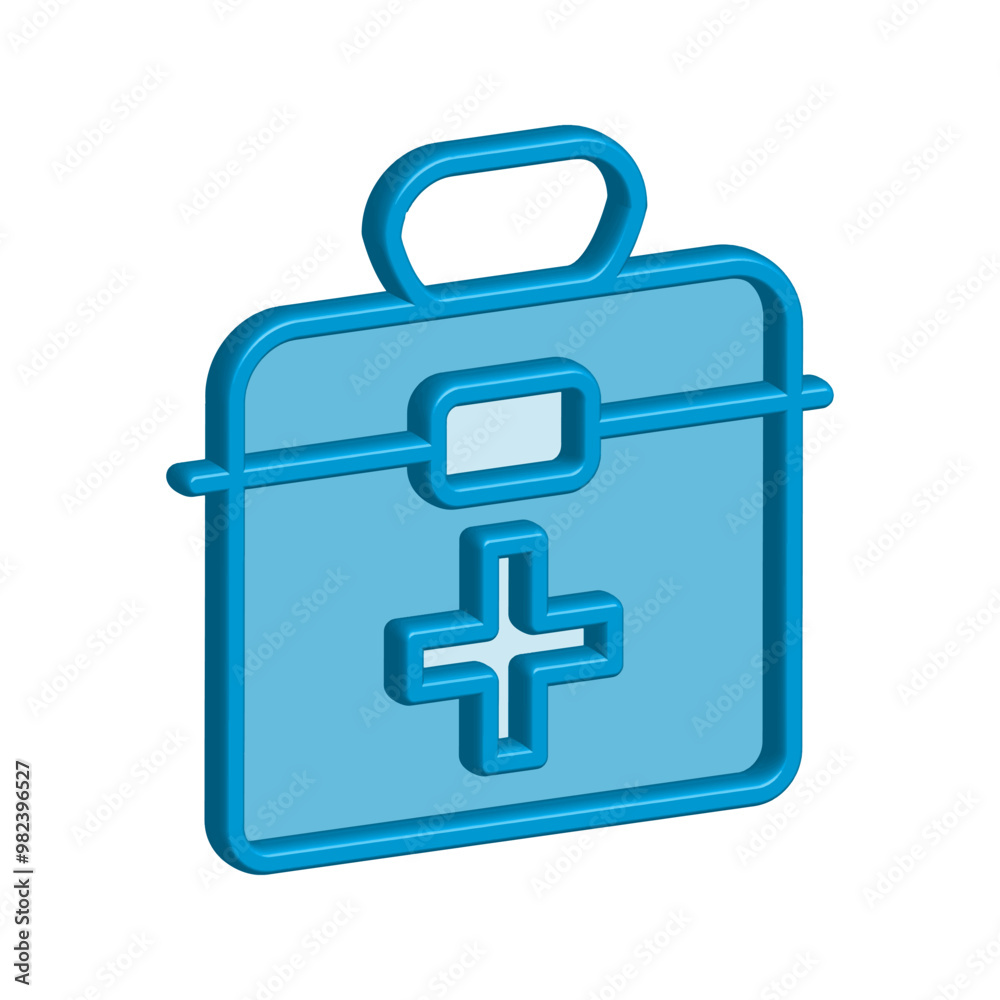 First aid kit icon template