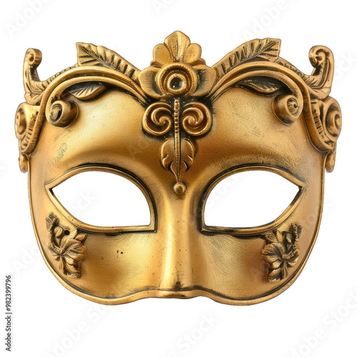 venetian carnival mask on transparent background png