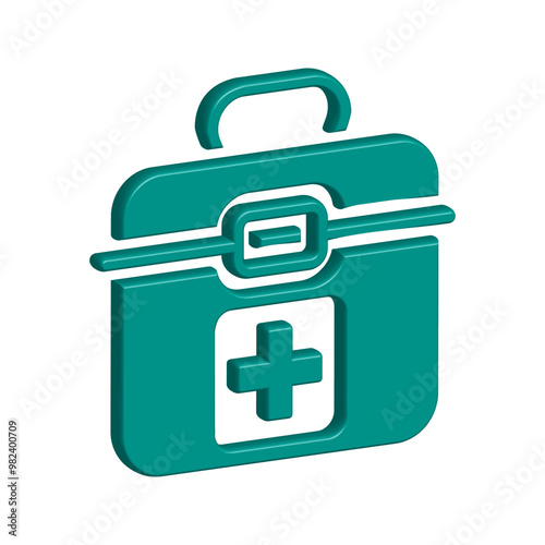 First aid kit icon template