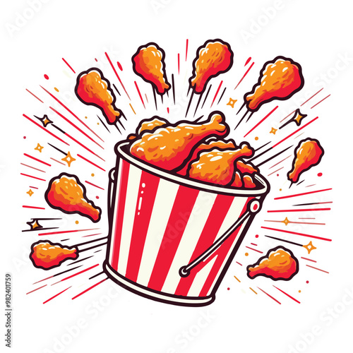 french fries with ketchup