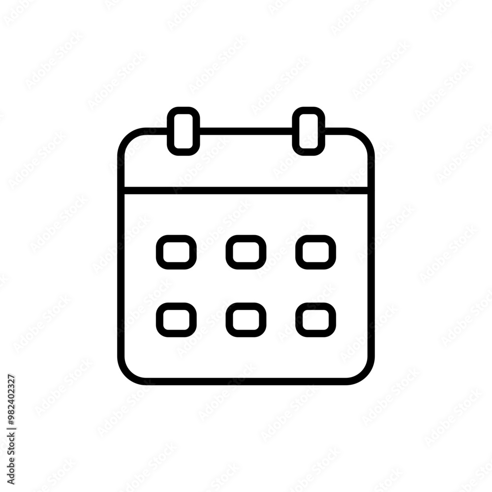 Calendar vector icon Calendar vector icon