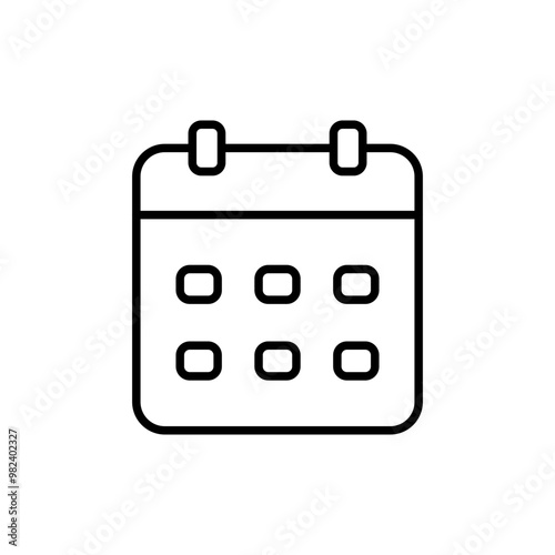 Calendar vector icon
