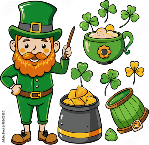 st patrick's vector collection